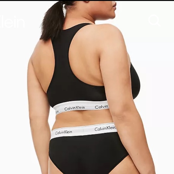 Modern Cotton Unlined Bralette - Picture 2 of 6